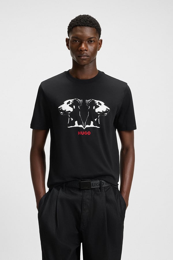 ΜΠΛΟΥΖΑ HUGO - 001 ΜΑΥΡΟ